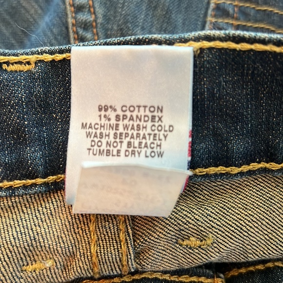 Lucky Brand Dungarees By Gene Montesano Sundown Straight Jeans Size 25 Reg - Picture 14 of 14